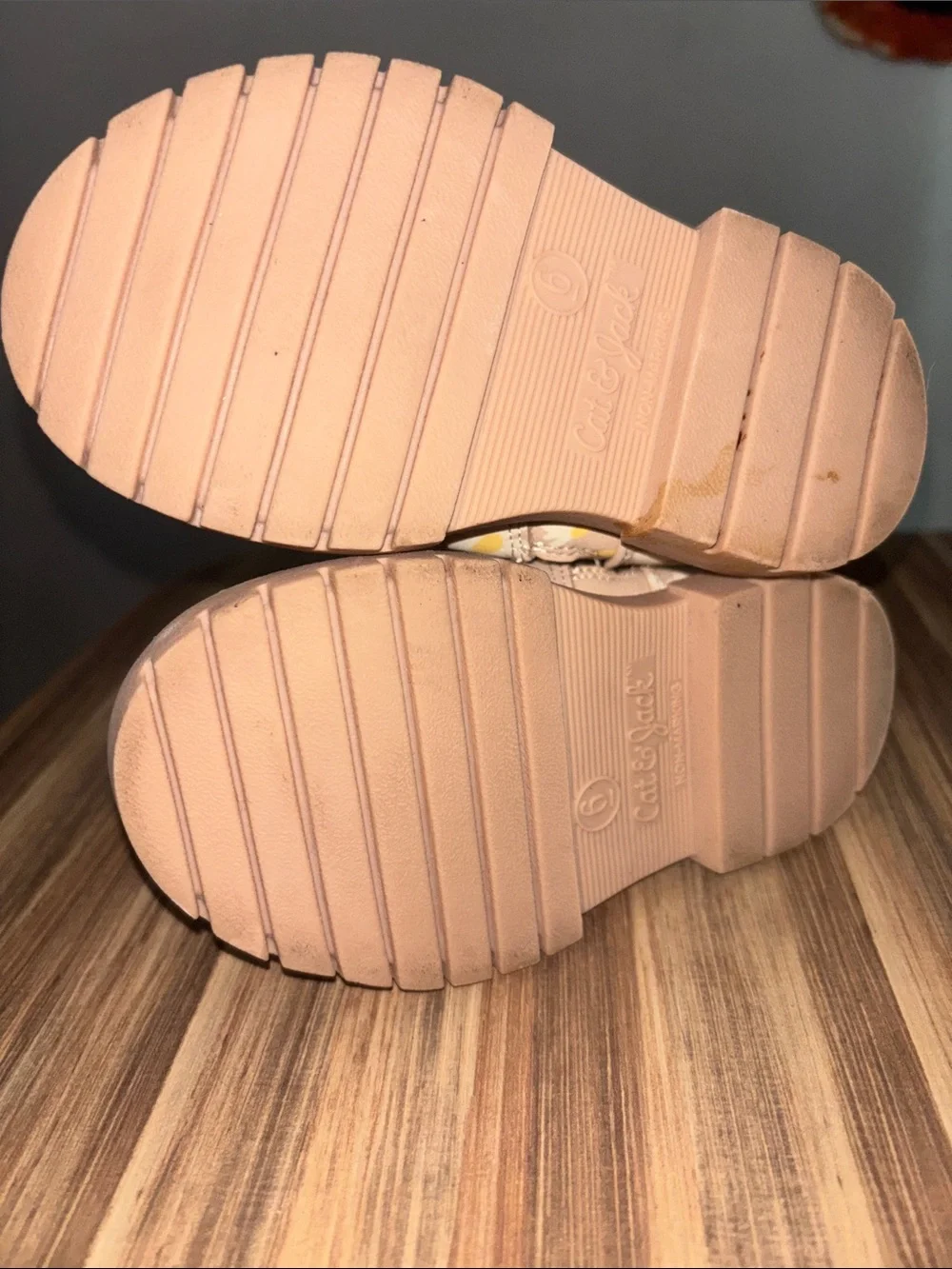 Cat & Jack Pink Daisy Ankle Boots